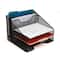 Mind Reader 2 Pack Black 3-Tiered Desk Organizer Tray